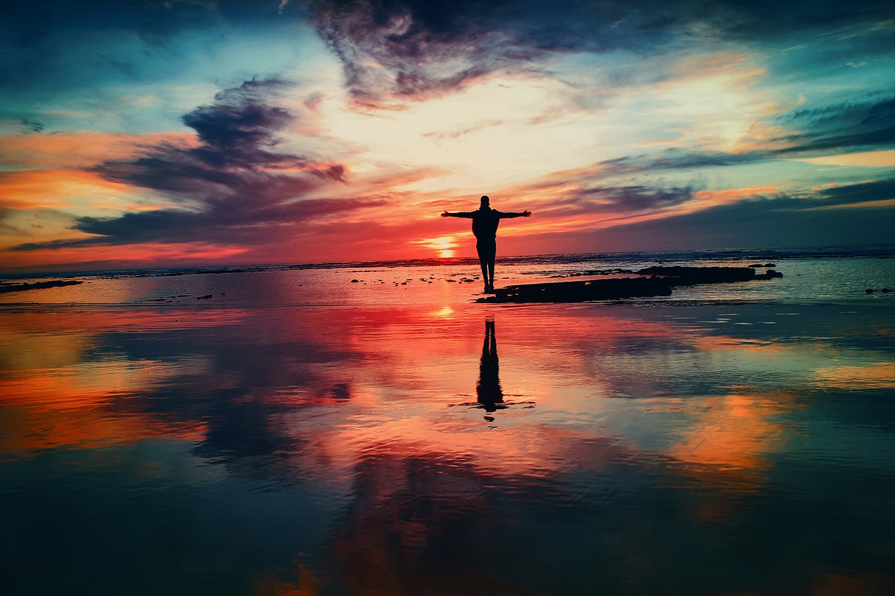 Ocean, sunset, person — A Complete Guide To Local Seo