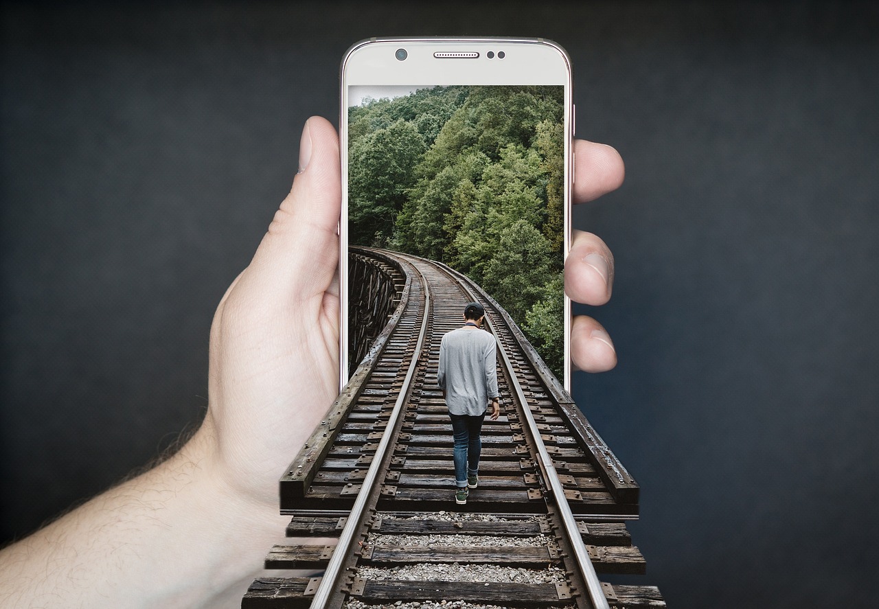 Train track, railroad, smartphone — The Plausible and Confident Role of the Sales Funnel Builder
